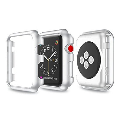 Creazy Ultra-Slim Transparent PC Hard Case Cover For Apple Watch Series 3 38MM