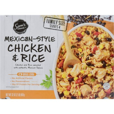 Wal-mart Stores, Inc. Sam's Choice Mexican-Style Chicken & Rice, 32 oz