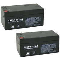 12 volt 3.4 Ah SLA Battery - 2 Pack