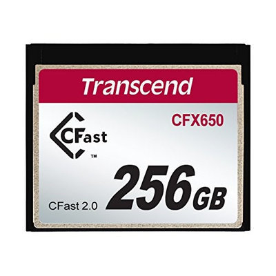 Transcend TS256GCFX650 CFast 2.0 CFX650 - Flash memory card - 256GB - CFast 2.0