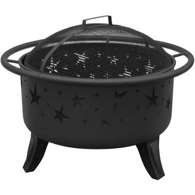 Landmann Patio Lights Starlight Fire Pit - Black