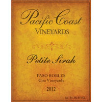 2012 Pacific Coast Vineyards Paso Robles Petite Sirah 750 mL