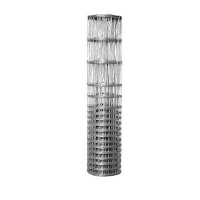 Allfenz 40 in. x 50 ft. Galvanized Rabbit Garden Fence, Gray