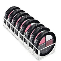 Clear Acrylic 8 Grid Compact Makeup Organizer Beauty Care Holder for Lipstick Eyeshadow Cosmetic Display Stand Case