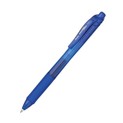 Pentel of America PENBL107CBN Energel X Blue 0.7mm Retractable Liquid Gel Pen - 12 Each