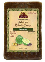 OKAY African Black Soap Bergamont 156 g - 5.5 oz