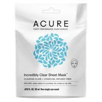Acure Incredibly Clear Sheet Mask - 1ct