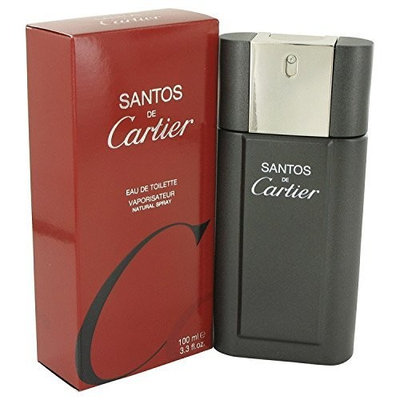 Santos De Cartier By Cartier For Men. Eau De Toilette Spray 3.3 Oz.