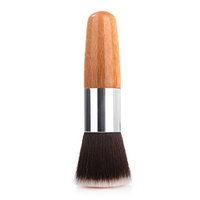 1 Piece Wooden Flat Top Makeup Brushes Set Powder Concealer Cosmetic Make Up Tool Professional Natural Beauty Palette Eyeshadow Satisfaction Popular Eyes Faced Hair Highlights Glitter Kids Travel Kit