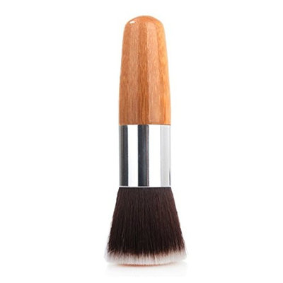 1 Piece Wooden Flat Top Makeup Brushes Set Powder Concealer Cosmetic Make Up Tool Professional Natural Beauty Palette Eyeshadow Satisfaction Popular Eyes Faced Hair Highlights Glitter Kids Travel Kit