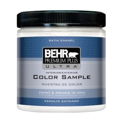 BEHR Premium Plus Ultra 8 oz. #220 UPW Interior/Exterior Paint Sample
