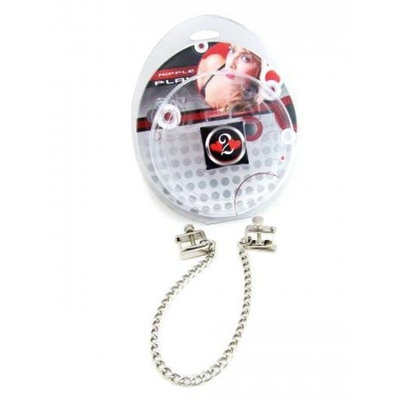 Nipple Clamps Press Chain Chrome