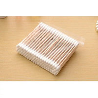 EYX Formula Portable 300 Pcs Cotton Swabs with Wooden Handle,Safe Clean Cotton Swabs for Beauty and Body Skin.