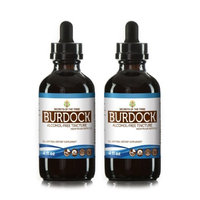 Secrets Of The Tribe Burdock Tincture Alcohol-FREE Extract, Organic Burdock (Arctium Lappa) Dried root 2x4 oz