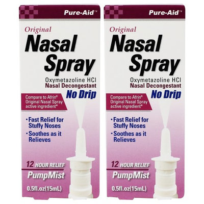 Pure-Aid Original Nasal Spray-0.5oz (2 Pack)