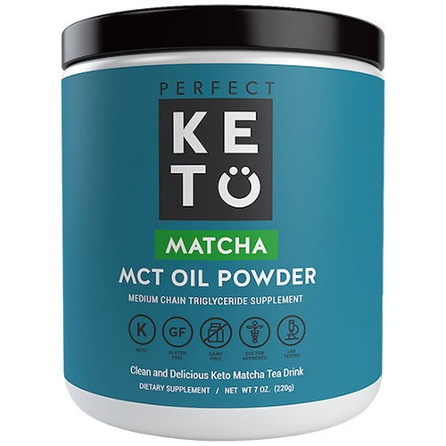 Perfect Keto Matcha Green Tea Ketogenic Fat Butter Coffee Alternative
