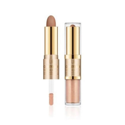 (3 Pack) MILANI Contour & Highlight Cream & Liquid Duo - Medium/Dark