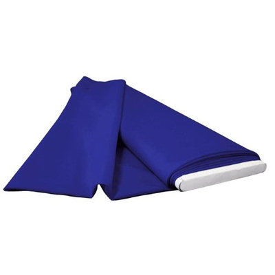 LA Linen PopBolt-5Yrd-RoyalP50 5 Yards Polyester Poplin Flat Fold Royal