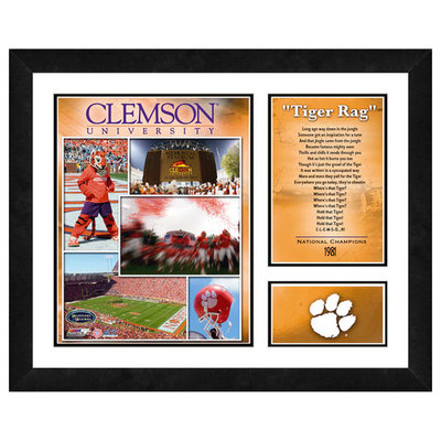 Clemson Tigers Milestones & Memories Framed Wall Art
