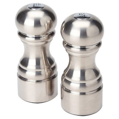 e Thompson® Plated Metal Salt & Pepper Set