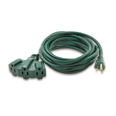 Dongguan Apollo Electrical Technology Co,.ltd. Hyper Tough 25ft 16/3c Green Triple Outlet Cord
