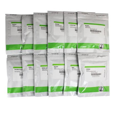 Handy Pantry Exotic Dozen Microgreens Seeds Assortment: Twelve 4 Oz. Resealable Bags of Micro Greens Seed: Red Amaranth, Tatsoi, Osaka Mustard, Pak Choi, Upland Cress & More