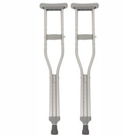PCP Push-Button Crutches, Chrome, Youth Size
