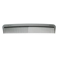 Chicago Comb Model 6 Carbon Fiber, Made in USA, fine & wide tines, ultra smooth, strong & light, anti-static, heat-resistant, 7