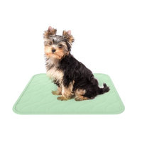 Trademark Global Games Puppy Pads Pet Training Mat- 2 Pack Quick Absorb, Waterproof, Machine Washable, Reusable- Dog Housebreaking, Training Supplies, 17â x 20â by PETMAKER