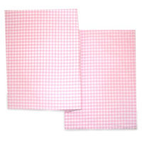 Seed Sprout By Sleeping Partners Seed Sprout Gingham Changing Pad Covers - Pink