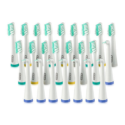 16 Pack Oral-B s15-16 Pulsonic Replacement Brush Heads