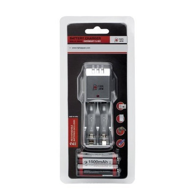 Fujita Japan A/V Battery Charger with Rechargable Batteries