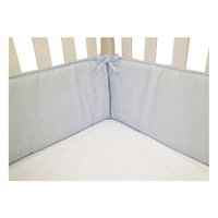 American Baby Company Cotton Percale Crib Bumper, Aqua