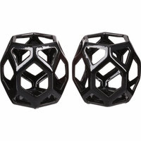 Better Homes and Gardens Ceramic Geometric Votive Candle Holders, Set of 2