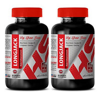 Tongkat ali powder extract - 2170 MG LONGJACK MALE ENHANCEMENT UP YOUR SIZE - boost sex drive (2 Bottles)