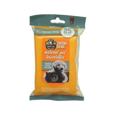 Multipet International 224635 Groom All Purpose Pet Wipes - 25 Per Case