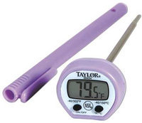 Taylor 9840PRN Purple Digital Pocket Thermometer with Sleeve