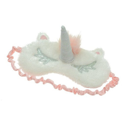 DJHbuy Women Girls Plush Unicorn Horn Sleep Eye Mask Cover Blindf