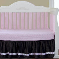 Go Mama Go Designs Luxurious Chocolate Minky with Pink Satin Trim 16