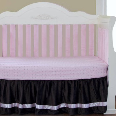 Go Mama Go Designs Luxurious Chocolate Minky with Pink Satin Trim 16