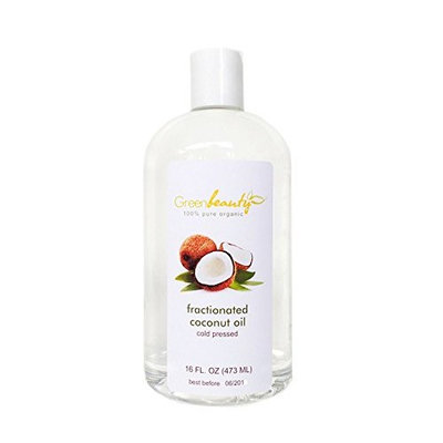 ORGANIC FRACTIONATED COCONUT OIL COLD PRESSED NATURAL 100% PURE PREMIUM 16 OZ