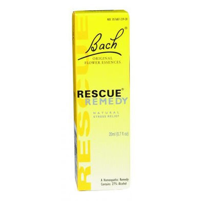 Bach 0580274 Flower Remedies Rescue Remedy Natural Stress Relief - 0.7 fl oz