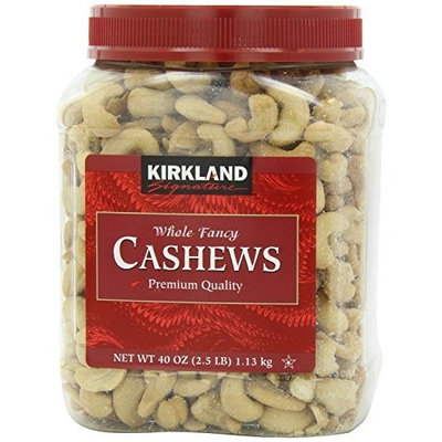Signature's Cashews, 40 Ounce (2 Pack) by Kirkland Signature