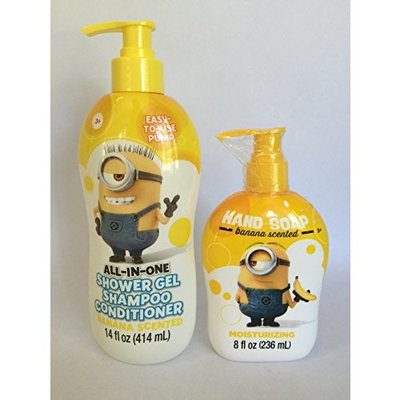 Minion All in One Shower Gel Moisturizing Hand Soap Set