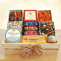 Meat & Cheese Wooden Gift Crate