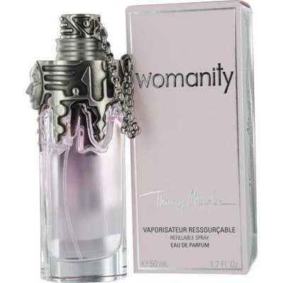 Womanity by Thierry Mugler for Women, Eau de Parfum Refillable Spray, 2.7 Ounce
