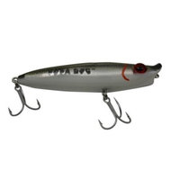 L & S MirrOlure Popa Dog, Green/Silver