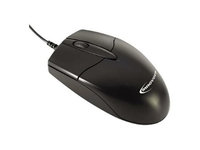 Innovera Basic Office Optical Mouse, 3 Buttons, Black, Boxed
