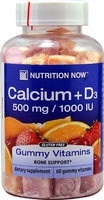 Nutrition Now 0324962 Calcium Adult Gummy Vitamins - 60 Gummies