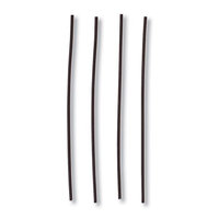 8.5 inch Twinkle Thin Candle Black/Case of 240